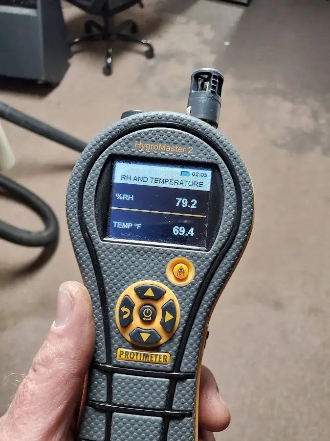 Moisture meter humidity assessment for Fire & Smoke Damage Restoration in West Warwick
